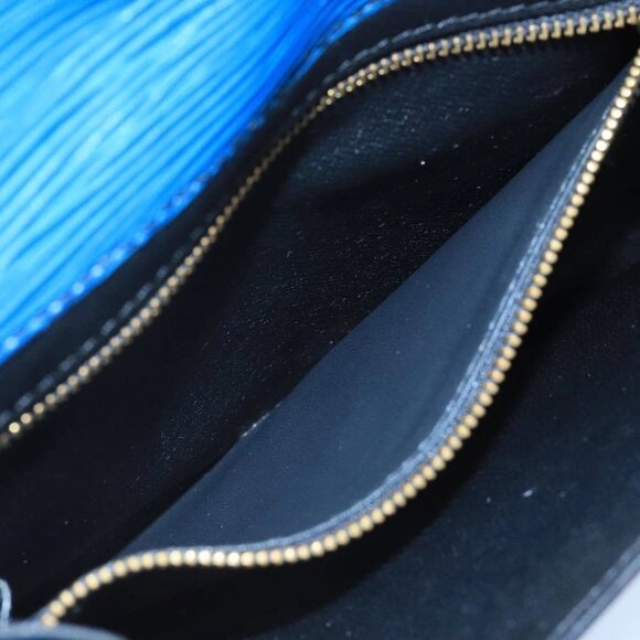 LOUIS VUITTON Epi Art Deco Clutch Bag Blue M52635 LV Auth ep6698 - Picture 11 of 16